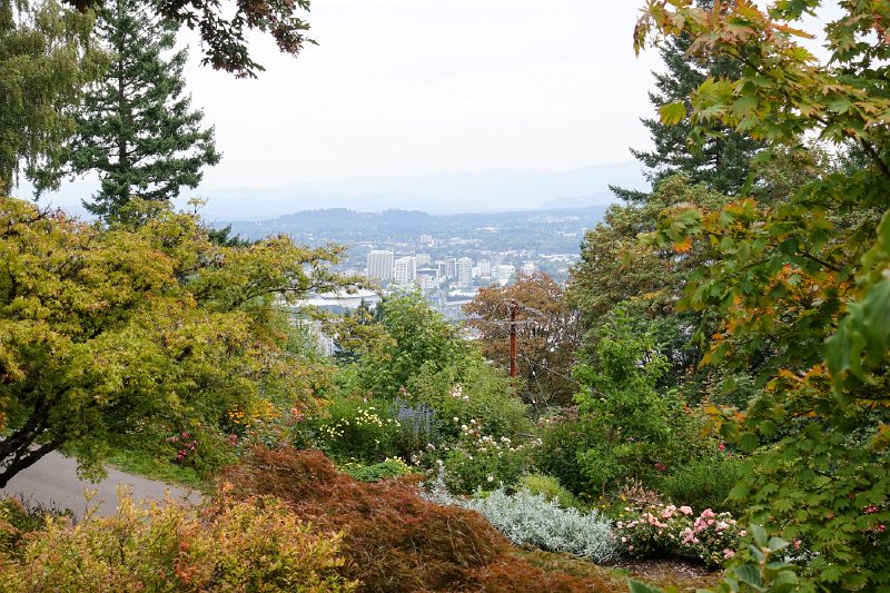 20150828_164213 RX100M4.jpg - View from Pittock Mansion. The Pittock Mansion is a French Renaissance-style "château" in the West Hills of Portland, Oregon, USA, originally built as a private home for The Oregonian publisher Henry Pittock and his wife, Georgiana
